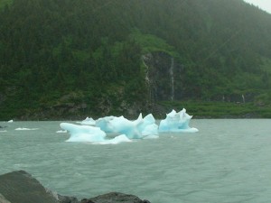 Portage Glacier remains      